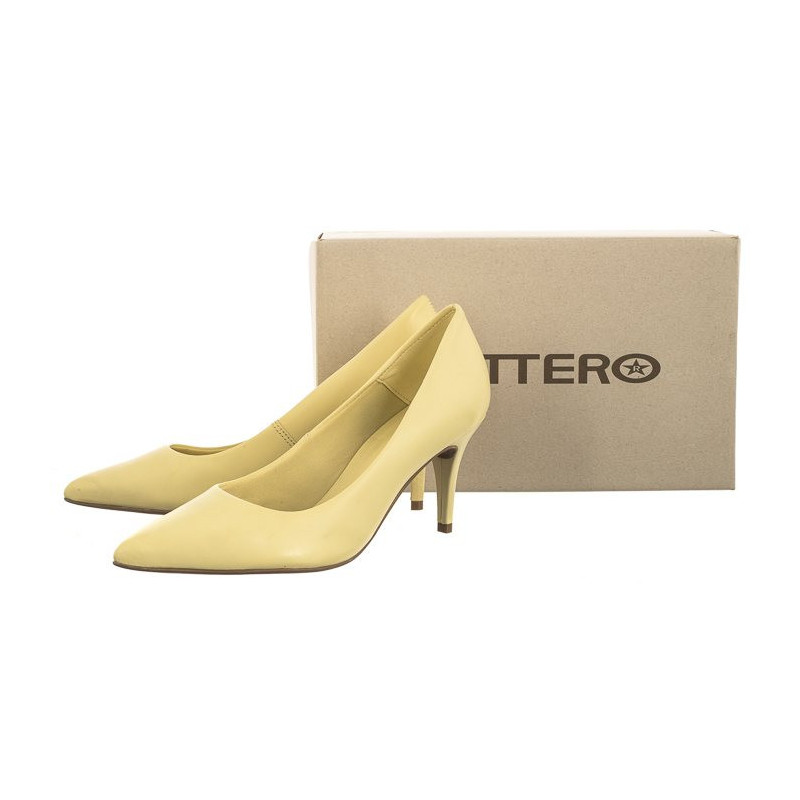 Bottero Żółte 342301 Amarelo Pastel 23 (BO71-e) high heels