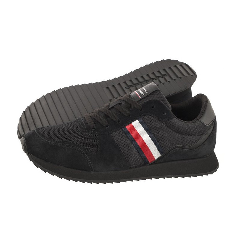 Tommy Hilfiger Runner Evo Mix Black FM0FM04699 BDS (TH817-b) spordijalatsid