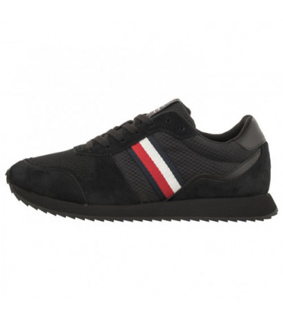 Tommy Hilfiger Runner Evo Mix Black FM0FM04699 BDS (TH817-b) sporta apavi