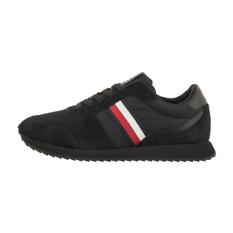 Tommy Hilfiger Runner Evo Mix Black FM0FM04699 BDS (TH817-b) sporta apavi