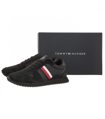 Tommy Hilfiger Runner Evo Mix Black FM0FM04699 BDS (TH817-b) sporta apavi