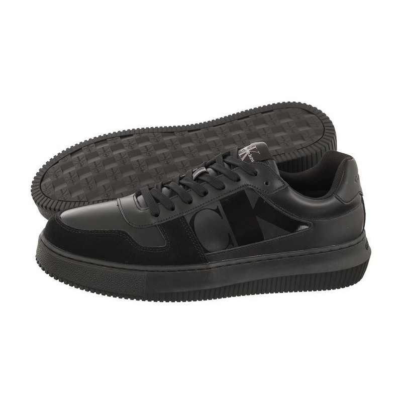 Calvin Klein Chunky Cupsole Laceup Mix Lth Triple Black YM0YM00703 BEH (CK286-a) spordijalatsid