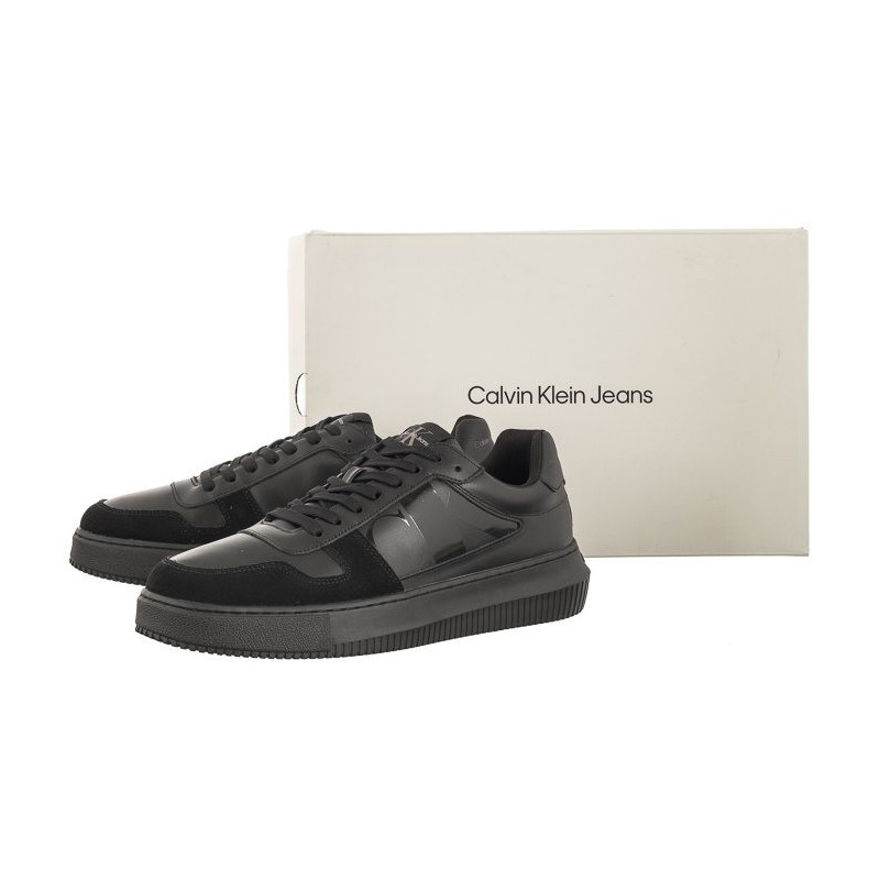 Calvin Klein Chunky Cupsole Laceup Mix Lth Triple Black YM0YM00703 BEH (CK286-a) spordijalatsid