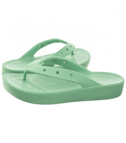 Crocs Classic Platform Flip W Jade Stone 207714-3UG (CR238-d) kingad