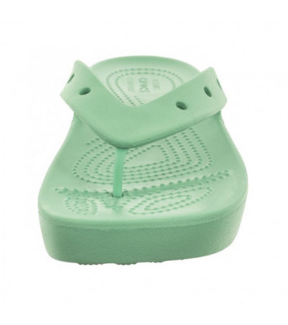 Crocs Classic Platform Flip W Jade Stone 207714-3UG (CR238-d) apavi