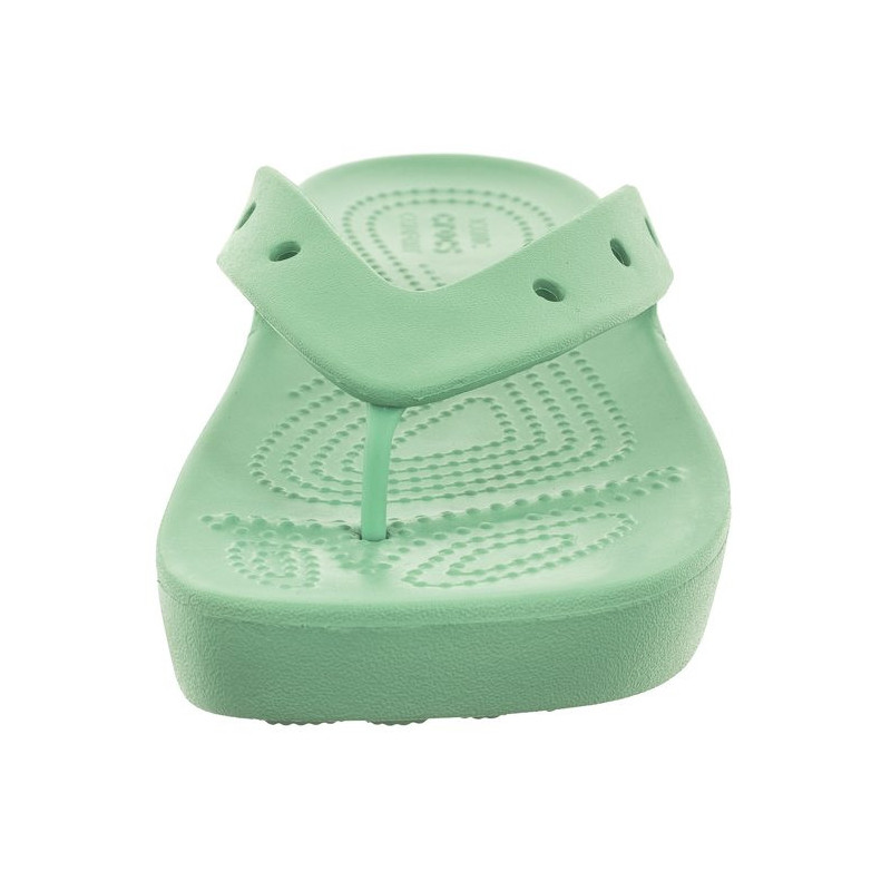 Crocs Classic Platform Flip W Jade Stone 207714-3UG (CR238-d) apavi