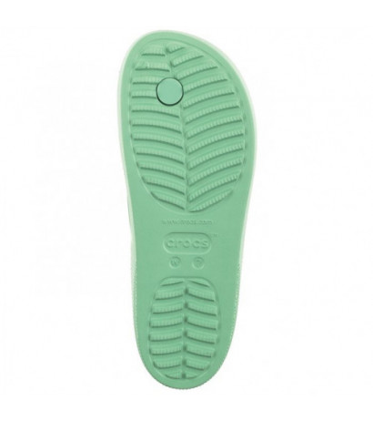 Crocs Classic Platform Flip W Jade Stone 207714-3UG (CR238-d) apavi