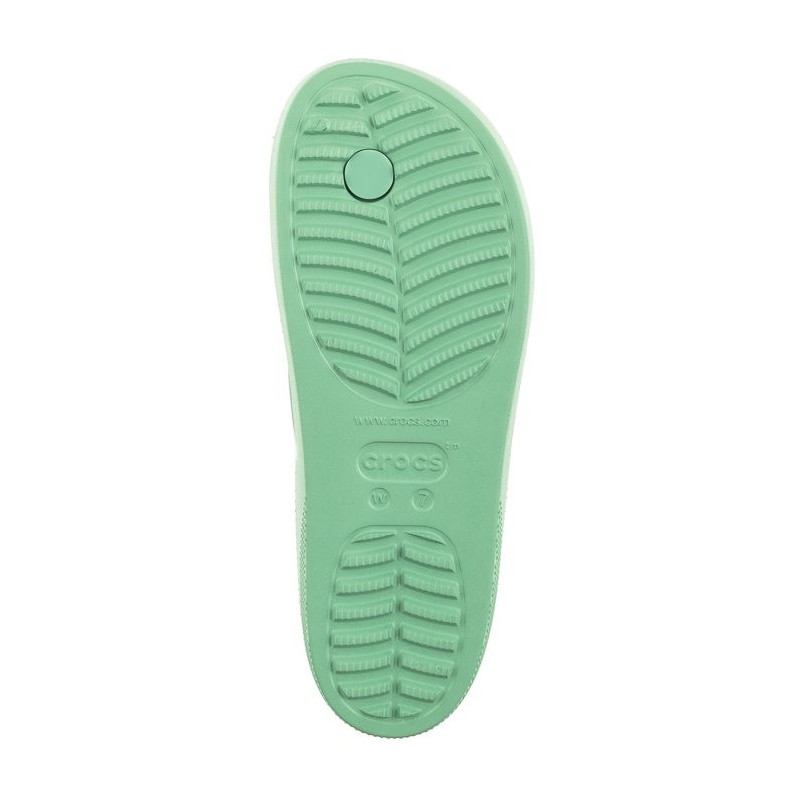 Crocs Classic Platform Flip W Jade Stone 207714-3UG (CR238-d) apavi