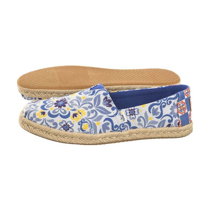 Toms Alpargata Rope Blue Multi Mediterranean Tiles Jacquard 10019819 (TS40-a) kingad