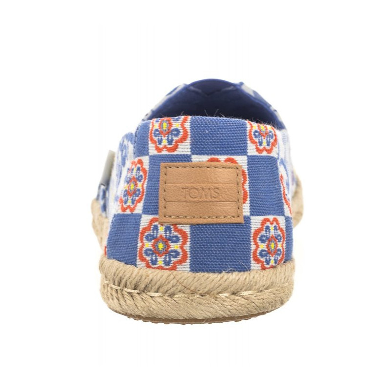 Toms Alpargata Rope Blue Multi Mediterranean Tiles Jacquard 10019819 (TS40-a) kingad