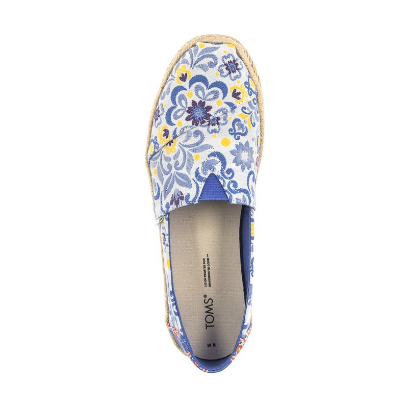 Toms Alpargata Rope Blue Multi Mediterranean Tiles Jacquard 10019819 (TS40-a) kingad