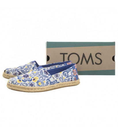 Toms Alpargata Rope Blue Multi Mediterranean Tiles Jacquard 10019819 (TS40-a) kingad