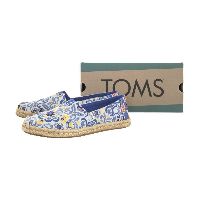 Toms Alpargata Rope Blue Multi Mediterranean Tiles Jacquard 10019819 (TS40-a) kingad