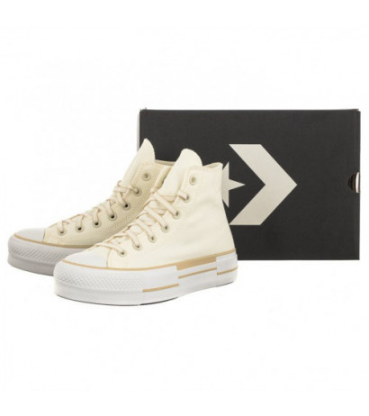 Converse CTAS Lift Hi Oat Milk/Egret/White A05009C (CO617-a) bateliai