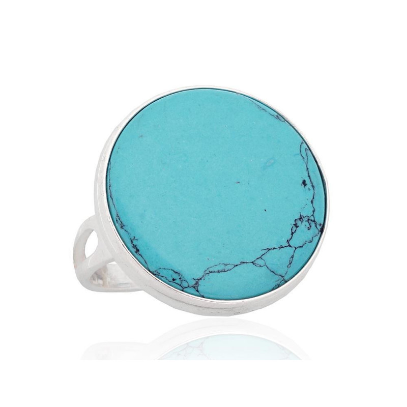 Silver ring 2101567_TRX, Silver 925°, Turquoise (Imitation)