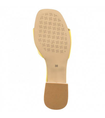 Maciejka Żółte 2962J-07/00-1 (MA1095-a) Sieviešu apavi/Flip Flops