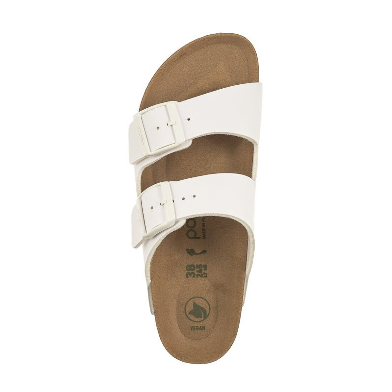 Papillio Arizona Grooved White 1018581 (PP9-a) Women's Shoes/Flip Flops