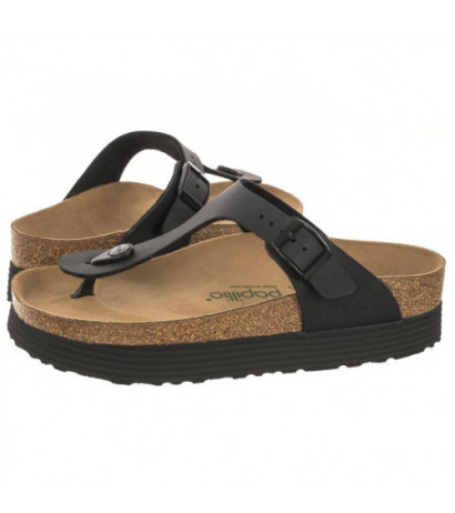 Papillio Gizeh Grooved Black 1018546 (PP10-a) flip flops