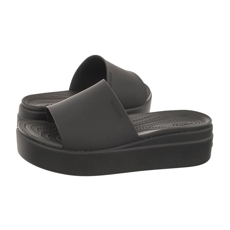 Crocs Brooklyn Slide Black Noir 208728-001 (CR298-a) kurpes