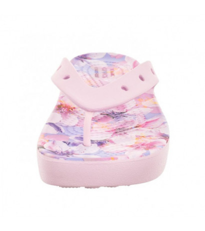 Crocs Classic Platform Cherry Blossom Flip Ballerina Pink/Flor 208834-6W8 (CR297-a) apavi