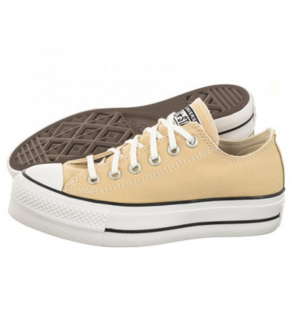 Converse CTAS Lift Ox Oat Milk/White/Black A03542C (CO606-b) kingad