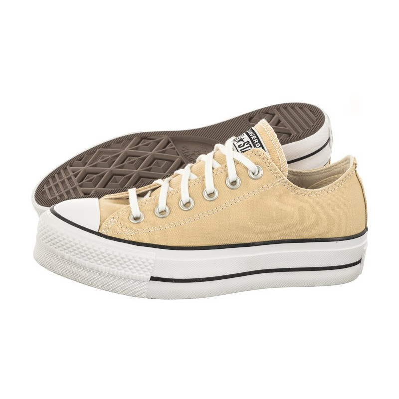 Converse CTAS Lift Ox Oat Milk/White/Black A03542C (CO606-b) apavi