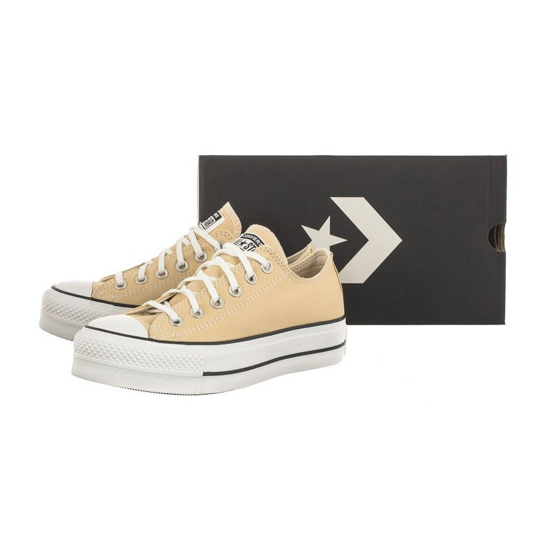 Converse CTAS Lift Ox Oat Milk/White/Black A03542C (CO606-b) apavi