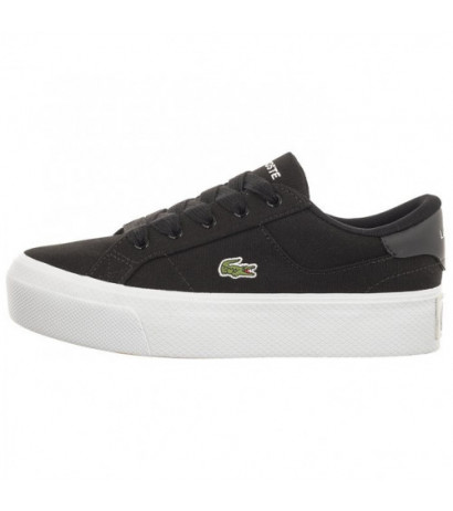 Lacoste Ziane Platform 123 2 Cfa Blk/Wht Textile 745CFA0012312 (LC431-a) sporta apavi