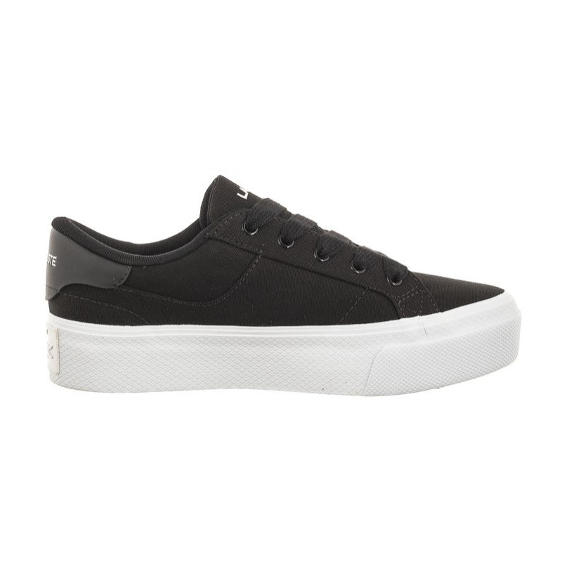 Lacoste Ziane Platform 123 2 Cfa Blk/Wht Textile 745CFA0012312 (LC431-a) sportiniai bateliai