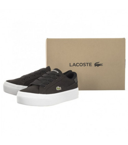 Lacoste Ziane Platform 123 2 Cfa Blk/Wht Textile 745CFA0012312 (LC431-a) sportiniai bateliai