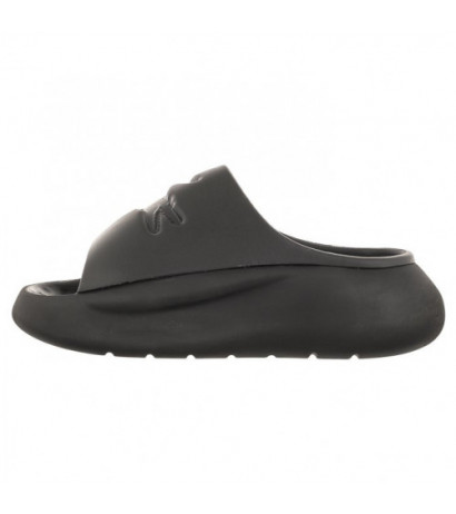 Lacoste Serve Slide 3.0 123 1 Cfa Blk/Blk Synthetic 745CFA000402H (LC429-a) Moteriški batai/šlepetės