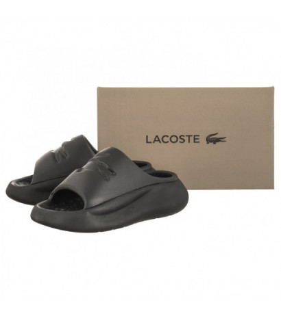 Lacoste Serve Slide 3.0 123 1 Cfa Blk/Blk Synthetic 745CFA000402H (LC429-a) Moteriški batai/šlepetės