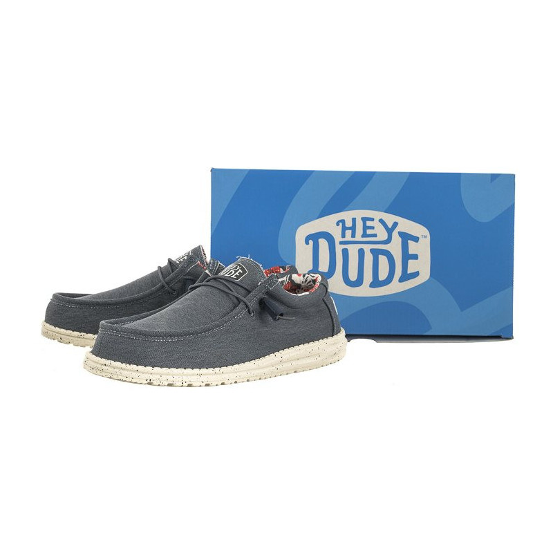 Hey Dude Wally Stretch Canvas Blue 40022-425 (HY13-a) kingad