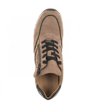 Caprice Beżowe 9-237750-29 325 Muscat Suede C (CP329-b) sporta apavi