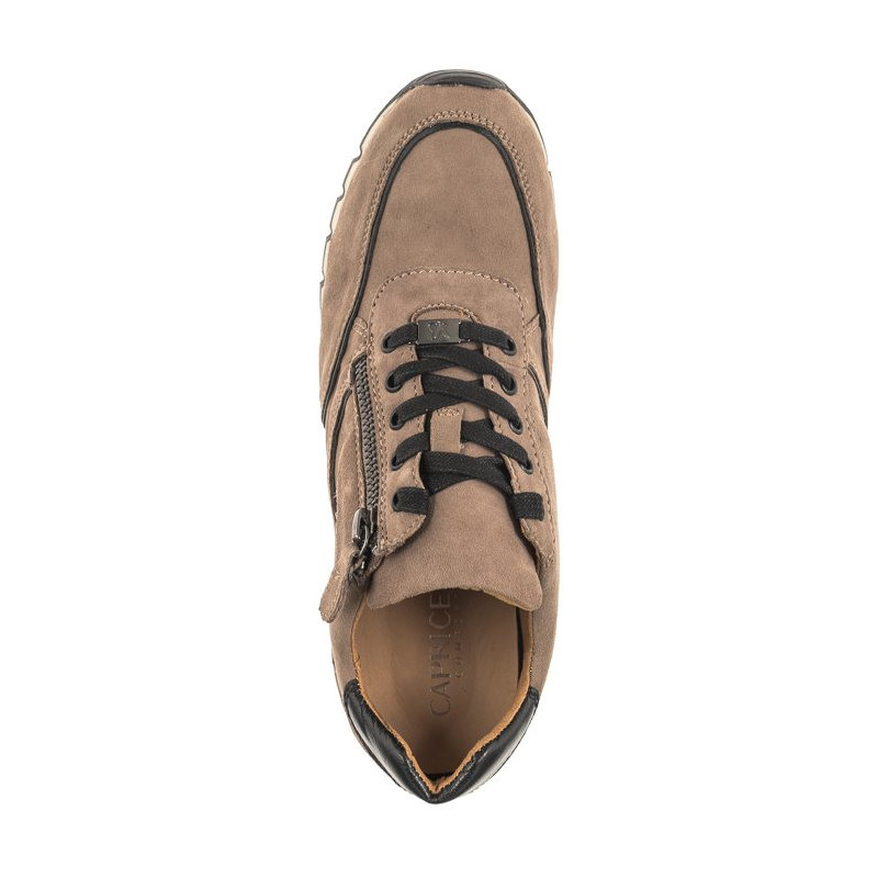 Caprice Beżowe 9-237750-29 325 Muscat Suede C (CP329-b) sporta apavi