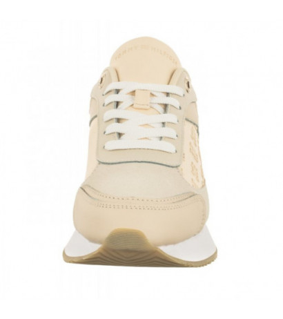 Tommy Hilfiger Elevated Embossed Runner Gold Sugarcane FW0FW07384 AA8 (TH837-a) sports Shoes