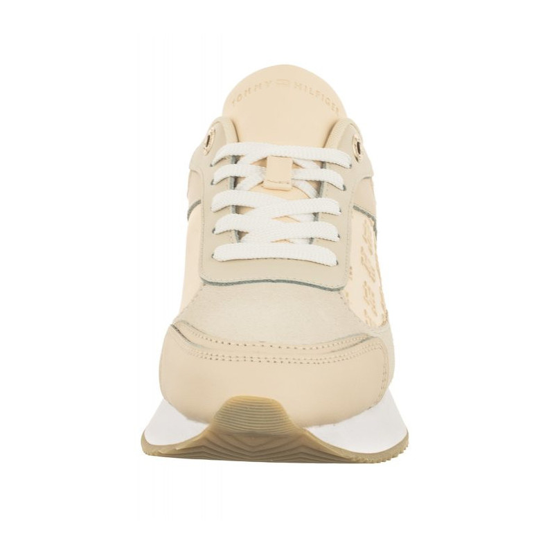 Tommy Hilfiger Elevated Embossed Runner Gold Sugarcane FW0FW07384 AA8 (TH837-a) sports Shoes