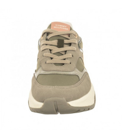 Tommy Hilfiger Low Cut Lace-Up Sneaker T3A9-33000-1492 A177 Grey/Military Green (TH840-a) sporta apavi