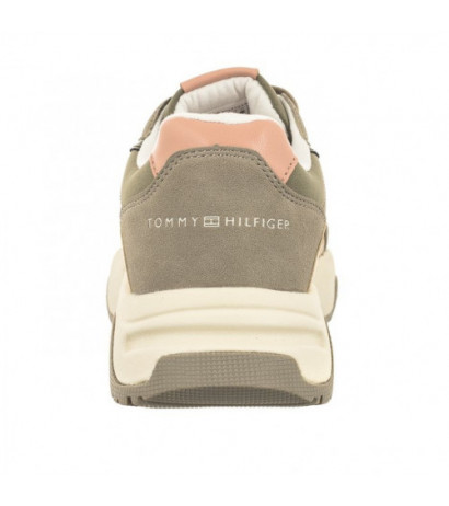 Tommy Hilfiger Low Cut Lace-Up Sneaker T3A9-33000-1492 A177 Grey/Military Green (TH840-a) sporta apavi