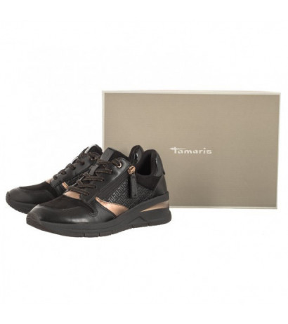 Tamaris Czarne 1-23702-41 096 Black/Copper (TM450-a) sporta apavi