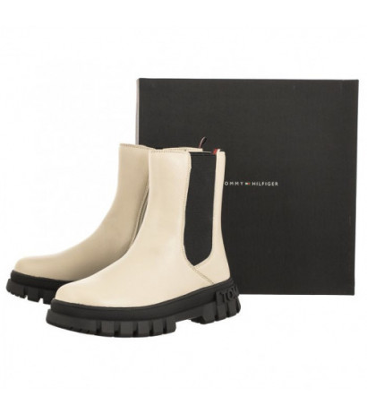 Tommy Hilfiger Bootie T3A5-33058-1355 101 Ivory (TH843-a) kurpes