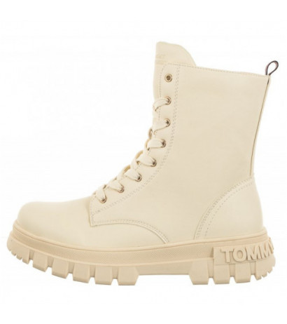 Tommy Hilfiger Lace-Up Bootie T3A5-33057-1355 101 Ivory (TH844-a) batai