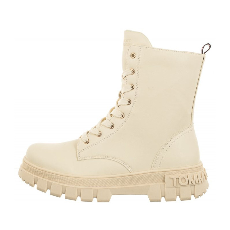 Tommy Hilfiger Lace-Up Bootie T3A5-33057-1355 101 Ivory (TH844-a) kurpes