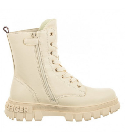 Tommy Hilfiger Lace-Up Bootie T3A5-33057-1355 101 Ivory (TH844-a) kurpes