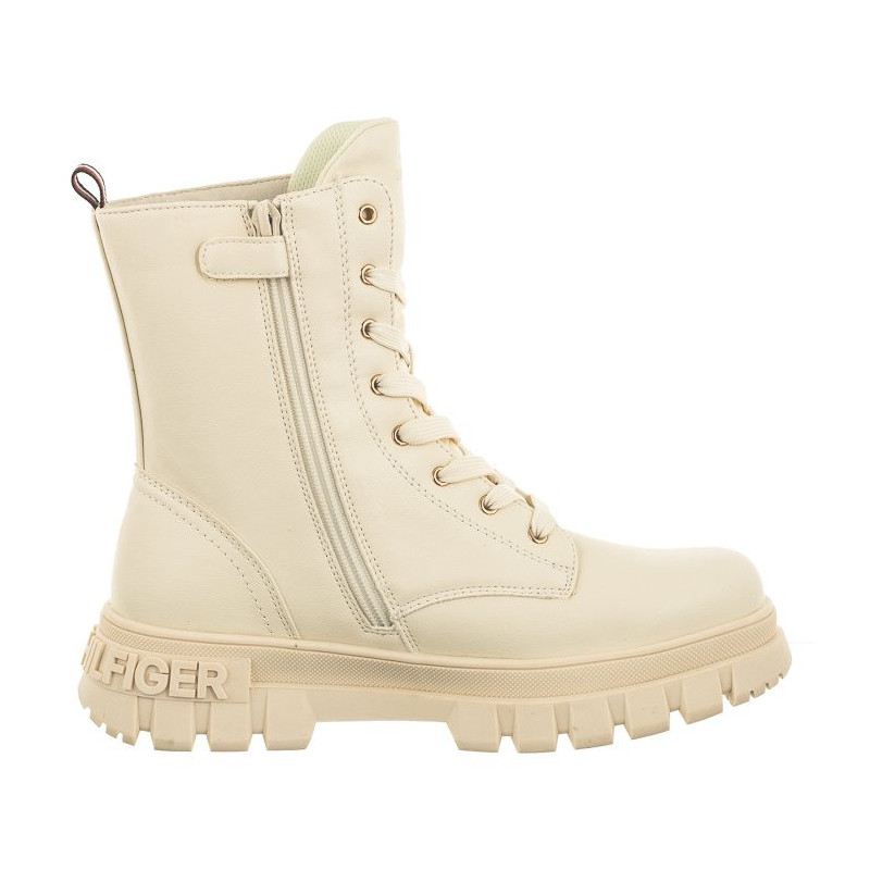 Tommy Hilfiger Lace-Up Bootie T3A5-33057-1355 101 Ivory (TH844-a) kurpes