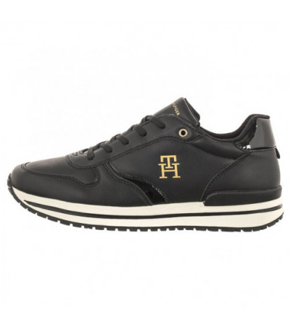 Tommy Hilfiger Monogram Low Cut Lace-Up Sneaker T3A9-32994-1355 999 Black (TH838-a) sportiniai bateliai