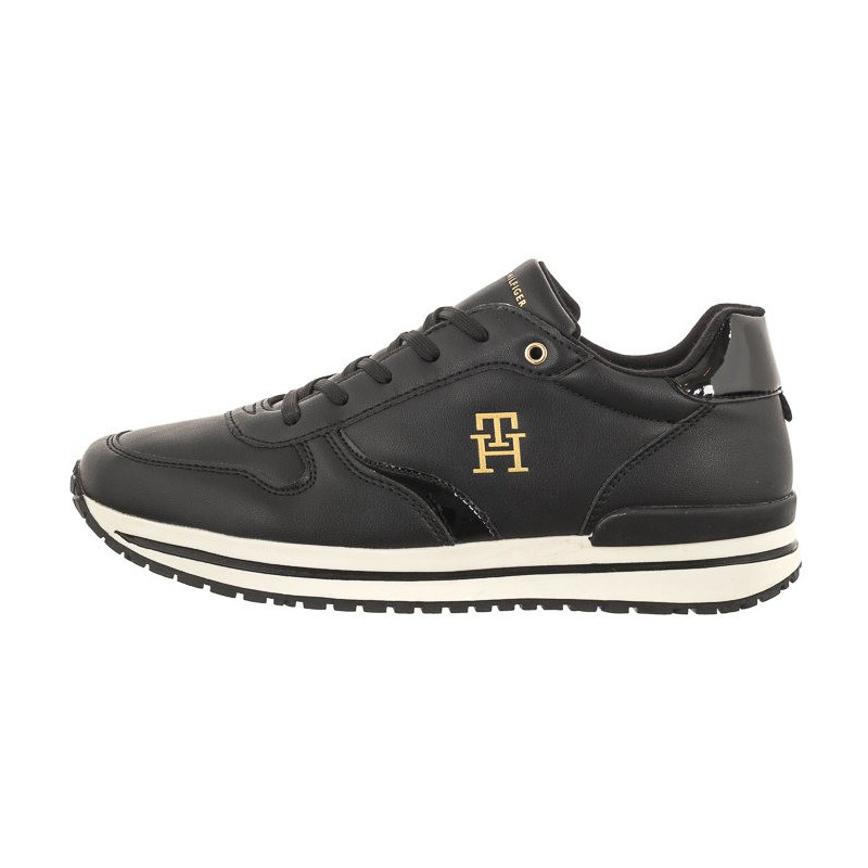 Tommy Hilfiger Monogram Low Cut Lace-Up Sneaker T3A9-32994-1355 999 Black (TH838-a) sportiniai bateliai