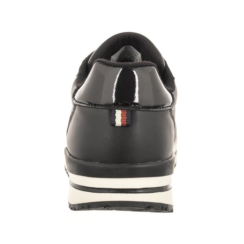 Tommy Hilfiger Monogram Low Cut Lace-Up Sneaker T3A9-32994-1355 999 Black (TH838-a) sportiniai bateliai