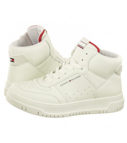 Tommy Hilfiger High Top Lace-Up Sneaker T3X9-33122-1355 530 Off White (TH842-a) sportiniai bateliai