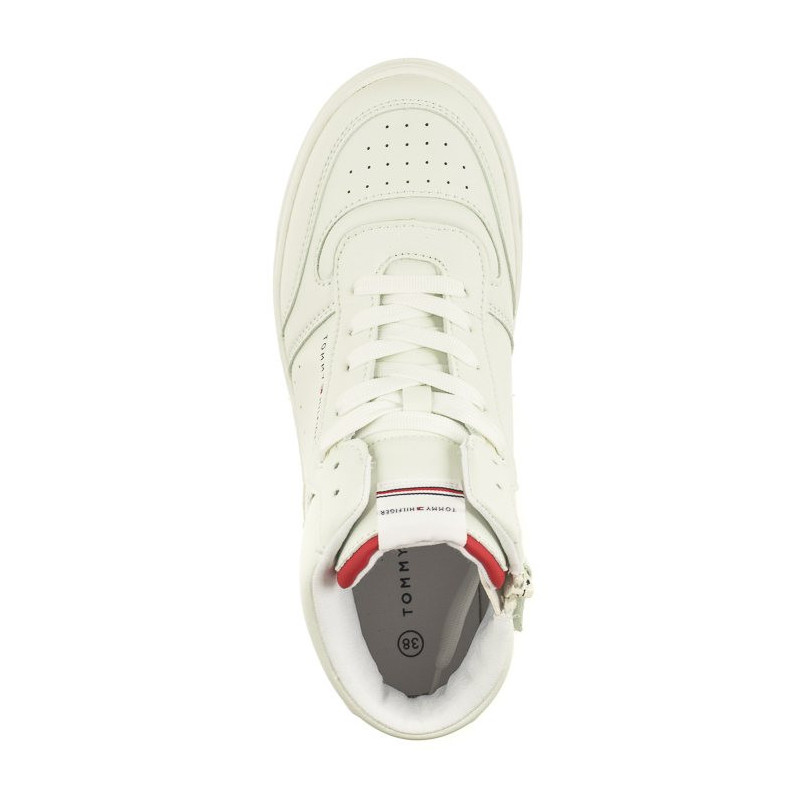 Tommy Hilfiger High Top Lace-Up Sneaker T3X9-33122-1355 530 Off White (TH842-a) sporta apavi